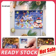 /LO/ Kids Gift Christmas Advent Calendar Christmas Craft Gift Box Vibrant Color for Christmas