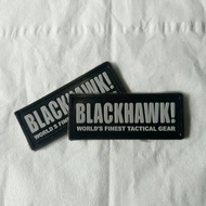 Blackhawk Brand label Rubber For Pants / Shirt / Jacket / Hat / T-Shirt Etc. tactical pdl bdu tad airsoft