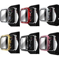 MSRC Gift 38mm 40mm 42mm 44mm Bling Iwatch Accessories Protective Case Diamond Compatible with Iwatch For Apple Watch SE