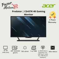 Predator CG437K 43 inch 4K UHD (VA) NEW Gaming Monitor with VESA DisplayHDR 1000