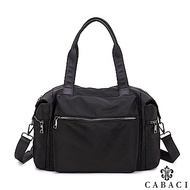 CABACI 素色大容量肩背斜背二用包