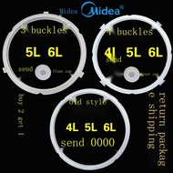 【pressure cooker gasket rubber】 Midea electric pressure cooker electric pressure cooker apron washer apron silica gel ring sealing ring 4 l / 5 l / 6 l accessories
