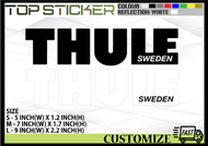 THULE SWEDEN CAR STICKER KERETA VINYL ROOF RACK ROOF BOX MPV SUV SEDAN