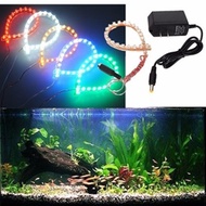 24 LED Strip Aquarium Fish Tank Flexible Light Lamp Submersible Waterproof New