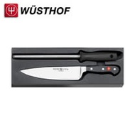 《WUSTHOF》德國三叉牌 CLASSIC 主廚刀組 9755-4e (主廚刀+磨刀棒)