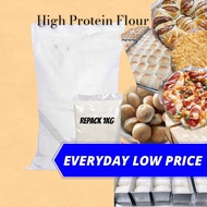 [Shop Malaysia] [1kg] high protein flour / bread flour / tepung roti - repack