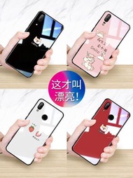 華為P20手機殼nova3女款p20pro玻璃mate20個性創意nova2s新款可愛3e全包防摔 萬事屋 聖誕節禮物