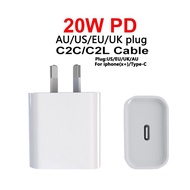 2021 Fast Charging 20W USB-C Type-C Cable Charger Adapter  Wall Plug for iPhone 12 Pro Max mini 12Pro 11 Xs se ipad