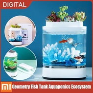 XIAOMI Geometry Fish Tank Aquaponics Ecosystem Small Water Garden Ecological Fish Tank