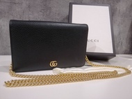 GG Marmont Leather Chain Wallet (PreLoved)
