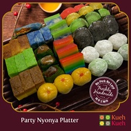 [Kueh Kueh] PARTY NYONYA PLATTER (45 pcs)