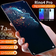 【 2021 Hp Murah RINO】 100% Ori Rino4 Pro 7.3 Inci Promo Telepon 12GB RAM 512GB ROM Terbaru Ponsel 2021 Sangat Murah Ponsel Belajar Mobile Online Tanaman Baterai PUBG Freefire LG Game Ponsel