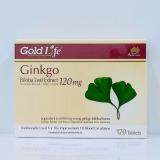 Goldlife Ginkgo Biloba Leaf Extract 120mg Tablet 120's (Exp4/20)