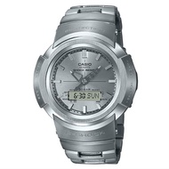 CASIO 太陽能電力 x 復刻雙顯經典 全金屬腕錶 AWM-500D-1A8