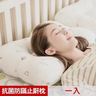 【奶油獅】星空飛行-美國防蹣抗菌可水洗物理健康止鼾枕(一入)
