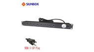 SUNBOX 8孔機架電源排插SPMA-2012-08R