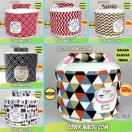 Ellenov Cover magic com / tutup rice cooker / cover magic jar / cover tempat nasi Bahan Kanvas Aneka Motif | Kain Tutup Magicom Murah | Sarung Magic Com Katun Karakter | Cover Magicom Motif Bunga | Sarung Magic Com Berkualitas | Sarung Mejikom Motif |