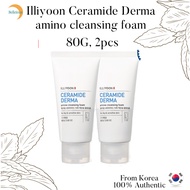 Illiyoon Ceramide Derma amino cleansing foam 80G, 2pcs, Illiyoon cleanser