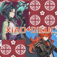 Genshin Impact Account Dilucc JEAN QIQI MONA Hutao ZhongLi 2 Starter Ganyu Xiao