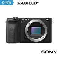 【SONY 索尼】A6600 單機身組(公司貨)