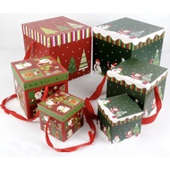 Xmas Christmas BOX XMAS GIFT GIFT BOX Kado With Rope Theme Christmas GIFT GIFT Happy Christmas Big