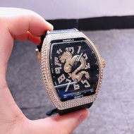 （Ready Stock)┋﹍▤◘►▫Franck Muller The same Swiss watch men s fashion business watch Muller s new Long
