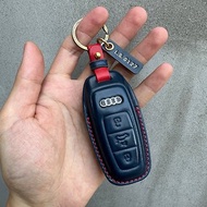 Audi 奧迪汽車鑰匙皮套 皮革鑰匙套 E Tron A4 A3 A5 A6 Q5 A8