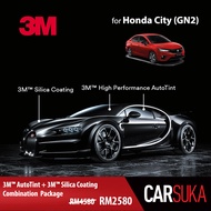 [3M Sedan Silver Package] 3M Autofilm Tint and 3M Silica Glass Coating for Honda City (GN2), year 2020 - Present (Deposit Only)