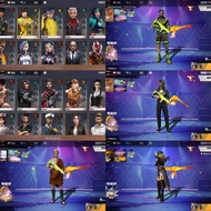 Akun FF sultan full season dan full skin/Akun ff sultan siap turnamen