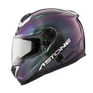 【ASTONE】GT1000F 變色龍 (透明碳纖/藍綠紫) 全罩式安全帽 碳纖維頂級帽款