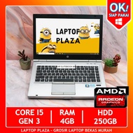 HP Elitebook 8470P Core i5 Gen 3 RAM 4GB HDD 500GB AMD RADEON Laptop Notebook Second Ultrabook Murah Berkualitas Tipis Terbaru