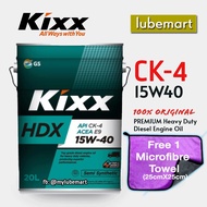 KIXX HDX CK-4 15W40 ( 20 LITERS) - High Performance Diesel Engine Oil 15W40 CK4