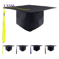 LXSM Graduation Cap With Tassel For High School And College Black Graduation Cap Adjustable Unisex Adult Graduation Cap