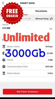Perdana Telkomsel unlimited 3000gb Kartu perdana Telkomsel as simpati loop sakti unlimited, OMG, Kuota data Murah, Perdana Modem