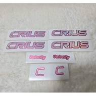 CRIUS Logo Sticker For [Velocity &amp; Master D]