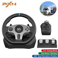 【Ready Stock】PXN-V9 Gaming Steering Wheel Pedal PXN-V9 Gamepad Racing Manual Transmission Vibration For PC/PS/Xbox-One/Switch 900°Pro
