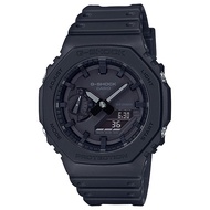 CASIO G-SHOCK 八角型錶殼雙顯錶-全黑 (GA-2100-1A1)