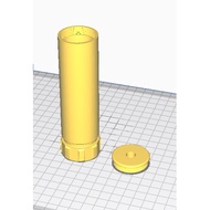 3D Print Water Gel Blaster, Airsoft 13cm x 4cm Silencer 14mm ccw A0160 #Suppressor #Flash_hider #silencer_buffer