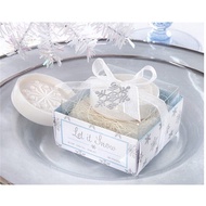 [5pcs] Snowflake Design Soap best for Christmas Gift Idea Xmas Gift Christmas Celebration Party