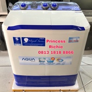Mesin cuci Aqua sanyo 8 Kg Hijab series 2 Tabung
