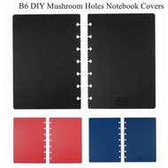 B6 Notebook Covers with Mushroom Holes for DIY Daily Planner Loose Leaf Discbound Notebook Covers LF19-060-C