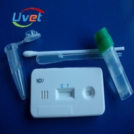 Uvet veterinary test kit Newcastle Disease Virus Ag rapid NDV AG test card