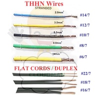 THHN Wire Flat Cord Wires PDX and Royal Cord in Meters Electrical Belden CAT5 CAT6 Extension 1 Meter