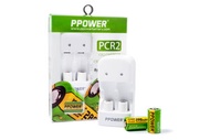 Ppower CR2充電器+2x CR2 200毫安充電池