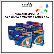 [NEXGARD SPECTRA / 1 BOX 3 tablets] Nexgard Spectra Chewable THREE Tablets for Dogs