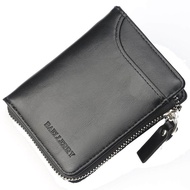 Baellerry Wallet Men's Business Casual Short Wallet Multifunctional Zipper Wallet Coin Purse Trendy