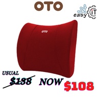 OTO Back Soother BS-006 Ergonomic Design Back Support with Vibration Massage for Lower Back use in Office Chair Home Car
