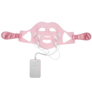 Photon Light Therapy Face Massager LED Skin Rejuvenation Wrinkle Removal Face Care Device (Pink)
