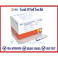 READY STOCKS Covid Test Kit , 30 Test BD Kit For Rapid Detection Of SARS-CoV-2 ART Kit , Covid 19 Antigen Test Kit