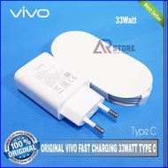 Charger Vivo V21 Vivo V21 5G 33Watt Original 100% Fast Charging USB C